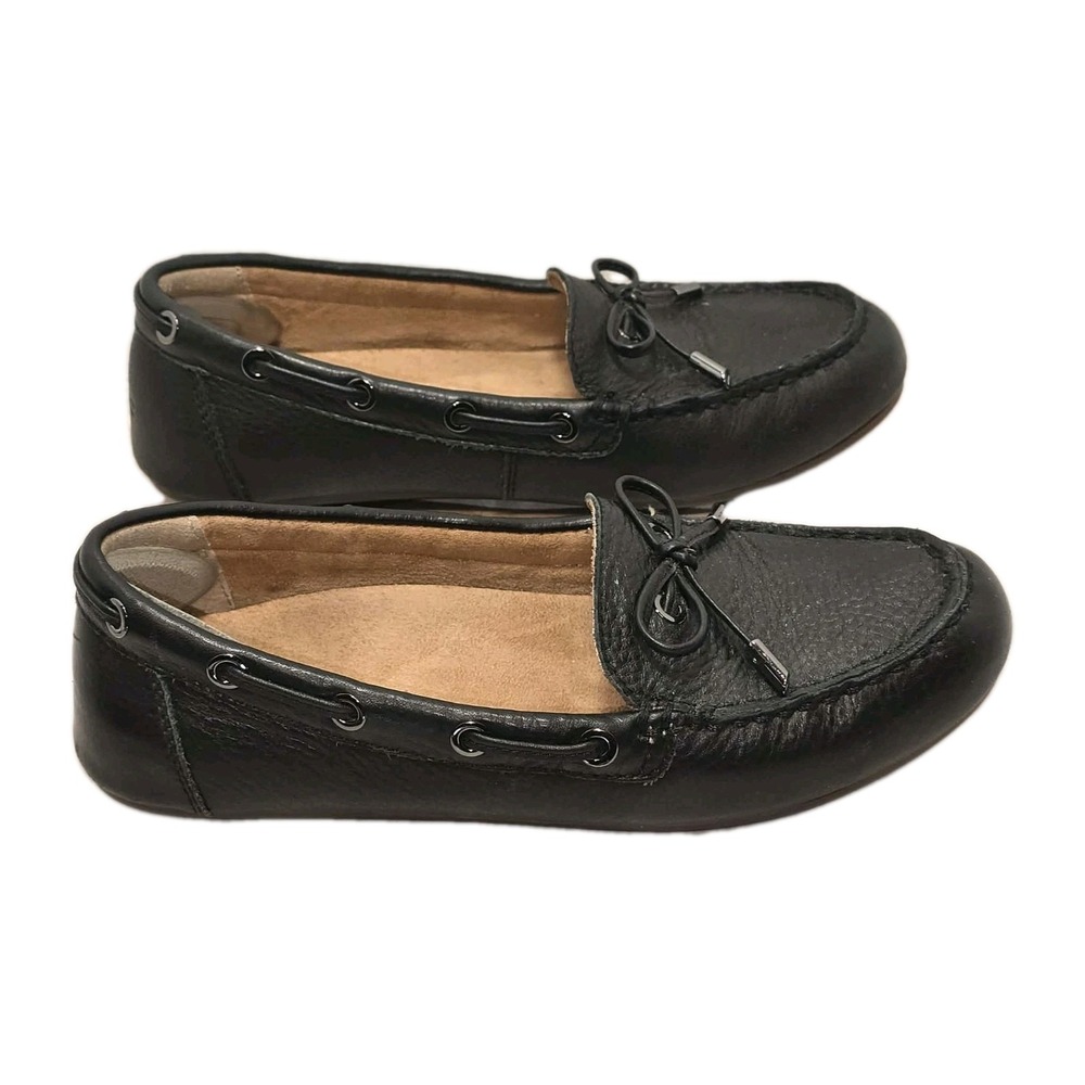 🖤 Vionic Virginia Leather Loafers Moccasins Women's 6.5 GUC Comfort